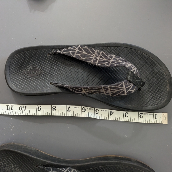 Chaco Black Playa Pro Flip Flops Men's Size 12****See Description - Picture 2 of 12